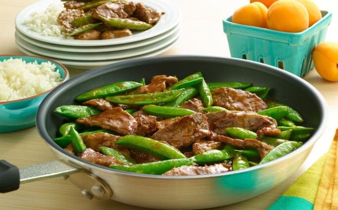 Apricot Teriyaki Beef Stir-Fry